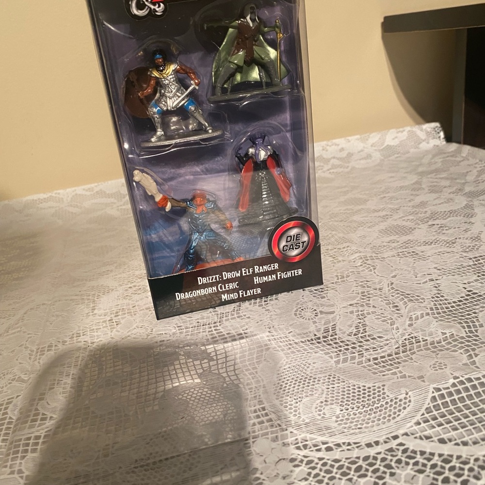 Dungeons & Dragons Jada Nanofigs Collectibles Toy Figures - Set of 4